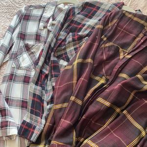 Maurices Duster Length button front Top